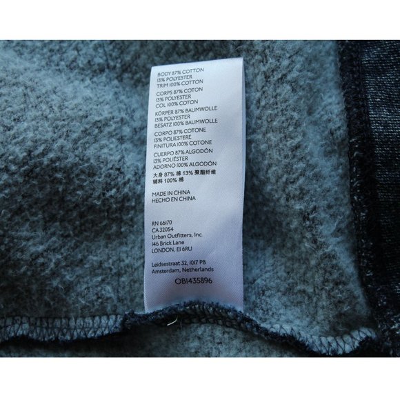 Pilcro Quilted Kimono Jacket / S/M / Blue Motif Anthropologie Long Cardigan Wrap - Picture 10 of 10